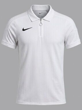 Nike Court Dri-FIT ADV Slam 1/4 Zip Tennis Polo - HQ0792-100 - Crisp White - MED